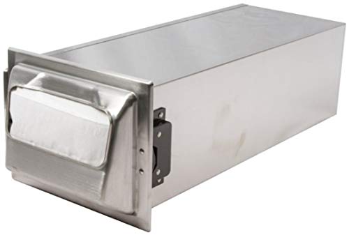 San Jamar H2001 Stainless Steel in-Counter Fullfold Classic Napkin Dispenser