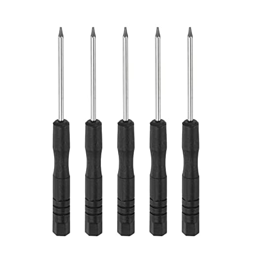 Mini Screwdriver, 0.8mm Star Head for Watch Eyeglasses Electronics Repair, 5 Pcs