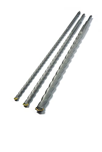 C.K SDS Drill Bit Set 600 mm, 3-pcs, Grey