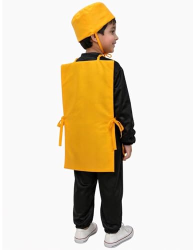 Image of BookMyCostume Chips Fast Food Kids Fancy Dress Costume 10-12 years