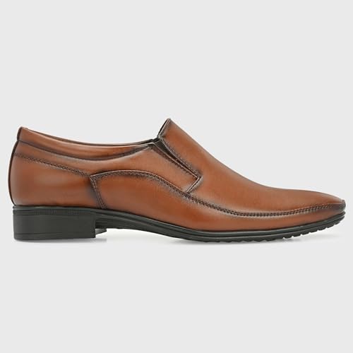 Image of Centrino Men's Formal Shoe | Cushioned Insole Comfortable Shoes | Trendy & Classic Design | Durable TPR Sole Footwear (8111)