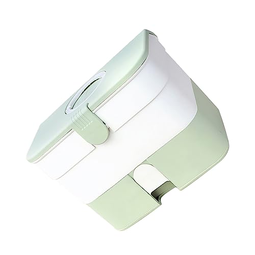 minkissy 箱 携帯用 ホルダー ウィークリーピルオーガナイザー 応急処置ケース 常備 ケース バニティオーガナイザートレイ 携帯用医療ケース ポータブル の保管 Pp Green