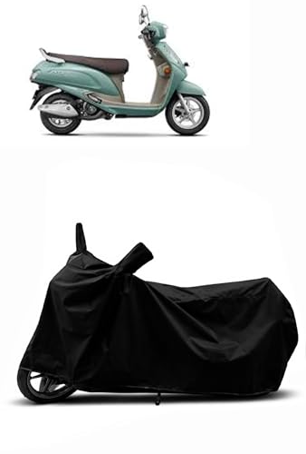 Image of Heavy Duty Waterproof Scooty & Bike Cover for Suzuki Access 125 - UV Resistant, Dustproof & Rain Protection, All-Weather Outdoor Cover for Bikes & Scooty with Buckle Straps