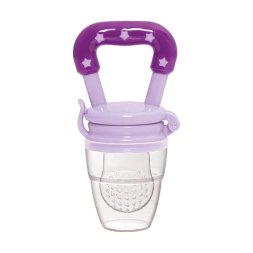 PLIC CARE - Grignoteuse Tétine en Silicone Violet Lavande– 4 à 12 mois – Sans BPA – 3...
