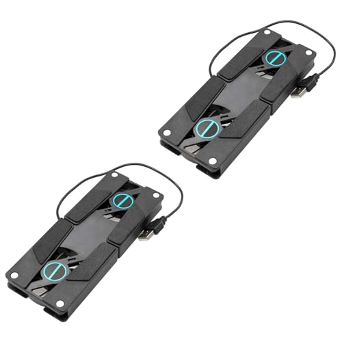 Vaguelly 2PCS base refrigerante plegable para laptop miniatura 1