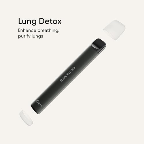 quitz natural flavored air inhaler  replace bad habits reduce cravings  no heating non-electric vaporless smokeless inhaler  nicotine-free lung detox oral fixation