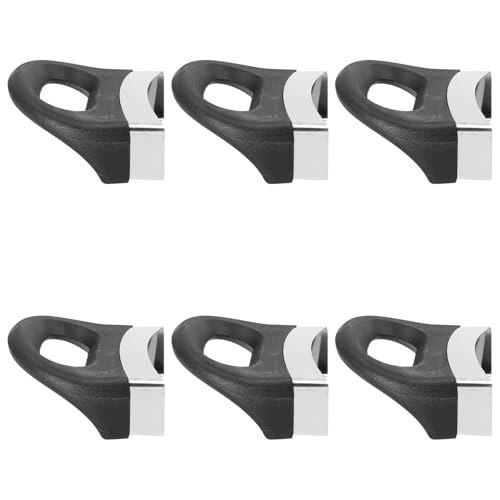 FRCOLOR Asas Laterales de Baquelita para Ollas Resistentes al Calor, 6 Piezas para Cocinas de Inducción, Accesorio Duradero para Ollas de Acero Inoxidable en Cocina Doméstica