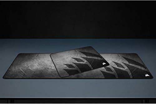 Corsair MM300 PRO Tapis de Souris Gaming, Tissu Résistant aux Éclaboussures Premium (Surface de 93 cm sur 30 cm, Textile Micro-Maille, Caoutchouc Épaisse 3 mm, Base Antidérapante) Élargi, Noir/Gris