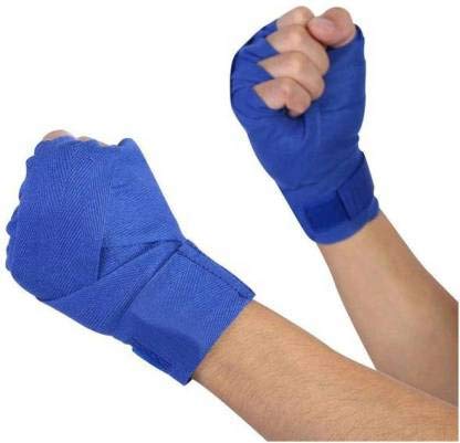 Serveuttam Leosportz Boxing Hand Wrap Boxing Mexican Stretch/Handwraps/Spandex Bands/Hand Bandage/Protectors/Muay Thai/MMA/Kick Boxing/Cross Fit/Aerobics/ (Free Size) (Blue) (B082RWWJ21) Amazon Price History, Amazon Price Tracker