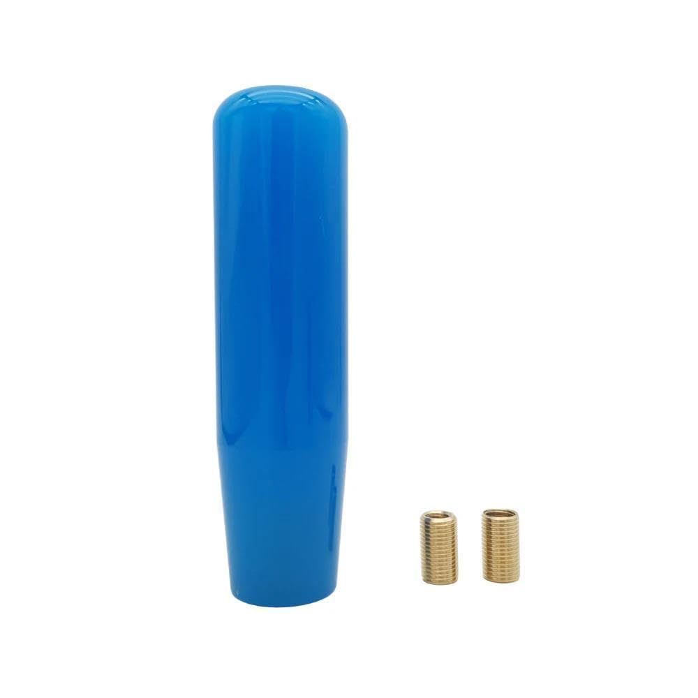 HYASDBWE Marble Style 20/15/10CM Gear Shift Knob Acrylic Shifter Knobs Stick Shift Knobs with 3 Adapter for Manual Car Gear Shifter Parts(Blue,15CM)
