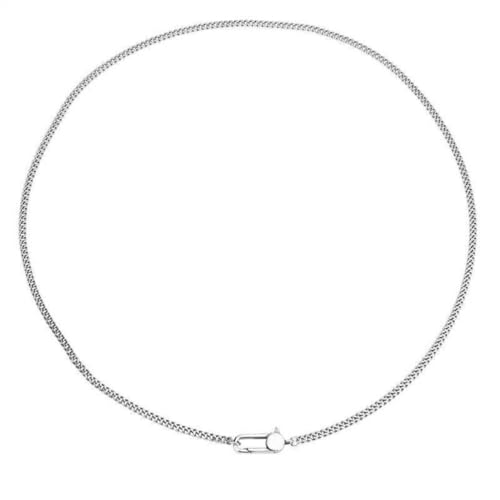 Chaîne fouet lourde en argent S925, le collier personnalisé pour votre style