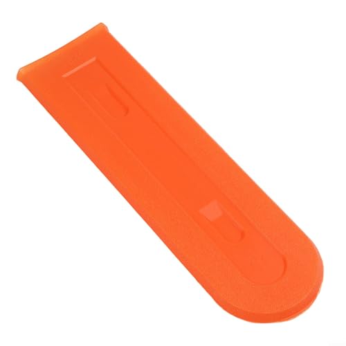 Dolvitrny Cubierta de barra de motosierra para motosierras de 12 pulgadas, protector de vaina de plástico naranja con prevención de óxido y protección de la cuchilla, funda de seguridad para