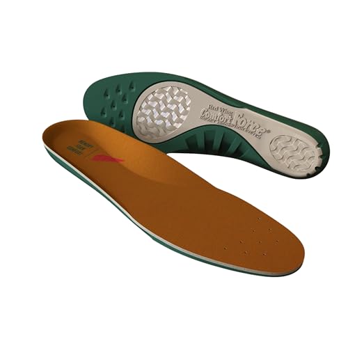 Red Wing Shoes Memory Foam ComfortForce Footbed Insoles, Molded Arch, Heel Cup, 10 Medium