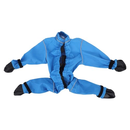 Bottes imperméables pour chien Toddmomy protection pattes polyester bleu
