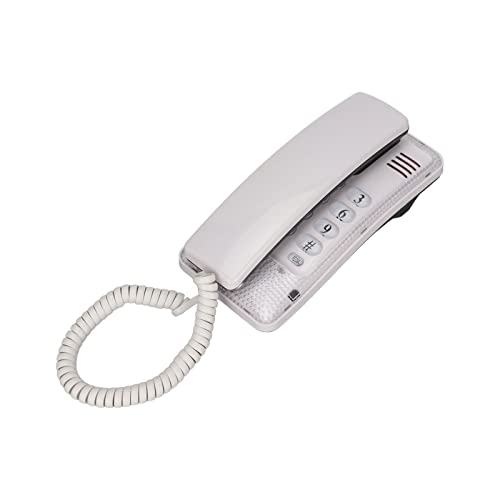 Teléfono de escritorio con cable, teléfono fijo colgante, funciones rápidas