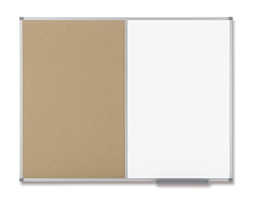 Tableau mixte liège/Laqué Nobo Classic pour libérer votre bureau du désordre des papiers