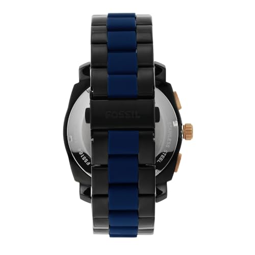 Fossil Machine Men's Watch with Stainless Steel or Leather Band, Chronograph or Analog Watch Display