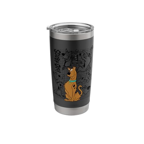 Scooby Doo Grid Style Stainless Steel Insulated Tumbler