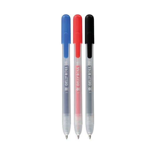 SAKURA Gelly Roll Classic Click Gel Pen Set 3 Rojo Azul Negro miniatura 4