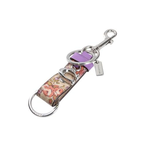[コーチ] キーホルダー チャーム COACH Trigger Snap Bag Charm Floral Print CAS96 SVSAS SV/Sand Multi [並行輸入品]