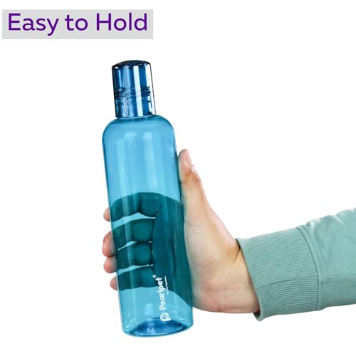 Image of PEARLPET Adira- BPA-free Plastic Water Bottle Set of 6 Pcs, Each 500ml, Assorted Multicolor