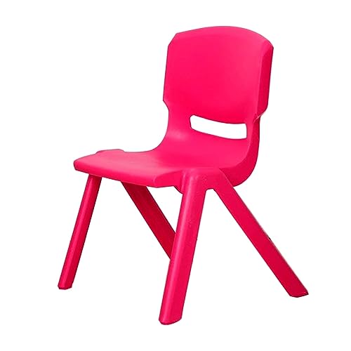  Mediawave Store - Sedia Colorata per Bambini 173710 in Plastica Modello Impilabile 26x30x50cm (Rosa)