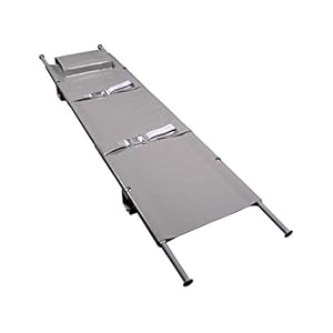 Krankentrage 2 x klappbar ultraSTRETCHER “0710”, 4 Gleitfüße, sani-grau