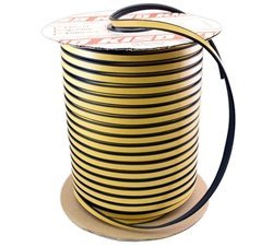 KISO EPDM 'Dry Glaze' Profile Tape 10 x 5mm - 100m Black