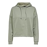 Kordelzug an der Kapuze ONLY Female Hoodie Einfarbig XLShadow