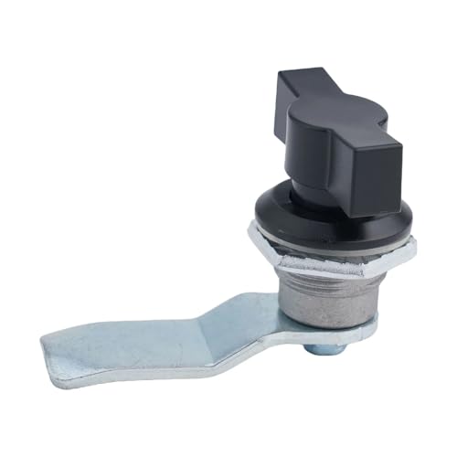 1Pcs Handle Cam Lock Industrial Cabinet Power Distribution Zinc Alloy Switch Door Double Wing