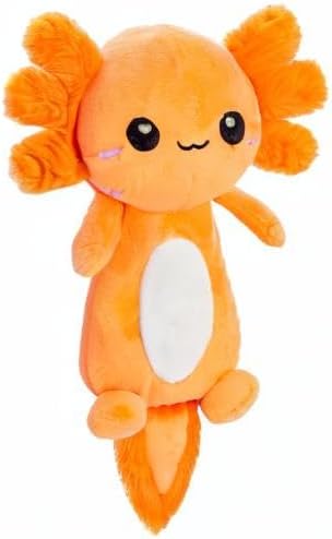 Miniatura 9 de Axolotl - Almohadilla térmica sin perfume para microondas para mujeres y niños, bonita almohada suave y acogedora de felpa calentable con animales