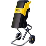 Michigan 2400W Electric Garden Mulcher Shredder, Portable Wood Chipper, Push Stick, 40L Collection Bag