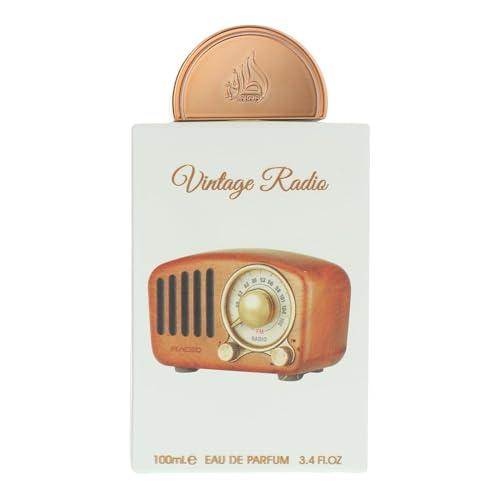 lattafa pride vintage radio for unisex eau de parfum spray 34 ounce  100 ml