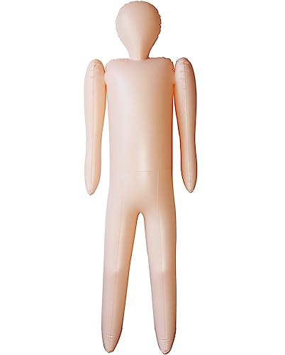 MAYAPHILOS 60 Inch Life Size Inflatable Body Mannequin for DIY Cosplay Halloween Decorations Props, Blow Up Dummy Doll for Yard Patio House Decor