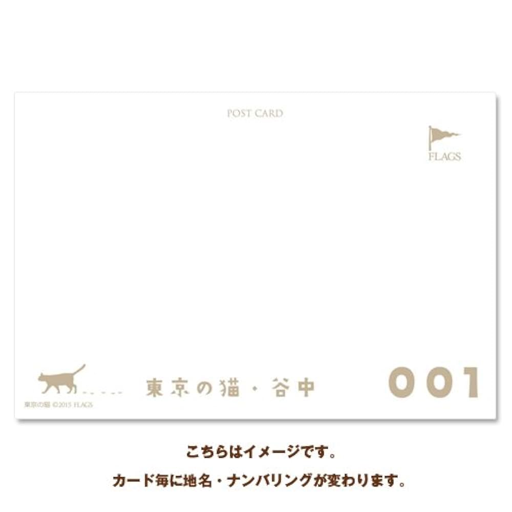 Amazon | 東京の猫ポストカードシリーズ Cat in Tokyo 033〈谷中