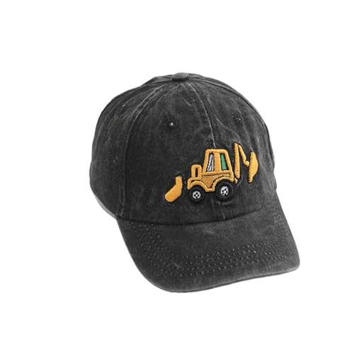 Cute Embroidery Kids Boys Girls Baseball Cap Adjustable Cotton Washed Vintage Cowboy Hat