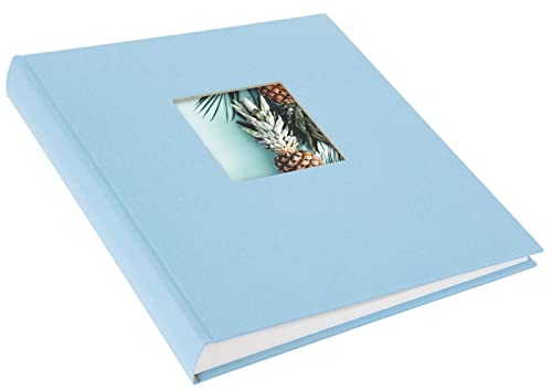 goldbuch Canvas Photo Album, Sky Blue, White Pages, 30 x 31 x 4 cm - Image 2