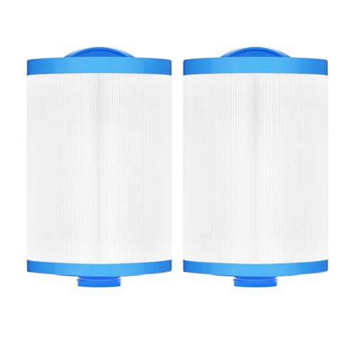 FOIRCEADAL Hot Tub Filter Compatible with Unicel 6CH-940 Filbur FC-0359 PWW50P3 817-0050 25252 03FIL1400 (1 1/2 SAE Thread) Pool Spa Filters Cartridge Replacements 2 Pack