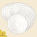 Nintara Baby Reusable Nursing Pads – 4-Layer Organic Bamboo Cotton, Ultra-Soft, Absorbent & Leak-Proof, Contoured Comfort Fit, Pack of 14 with Laundry Bag