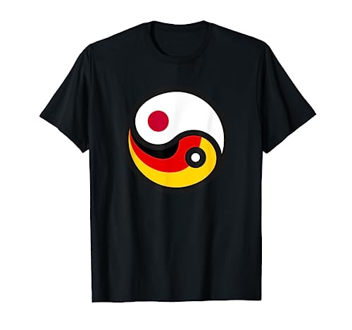 Alemania y Japón - bandera alemana-japonesa Camiseta