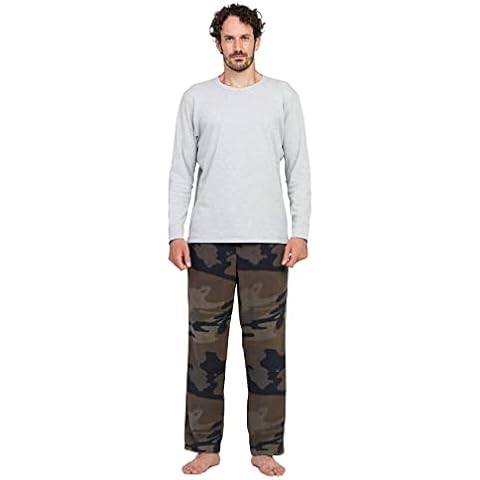 Pijama LAPASA Hombre Vellón Algodón y Poliéster Cover