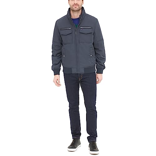 Tommy Hilfiger Men's Lightweight Microtwill Golf Jacket (Standard and Big & Tall), Navy, XXX-Large2
