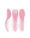 Twistshake 78199 - Cubiertos, color pastel rosa