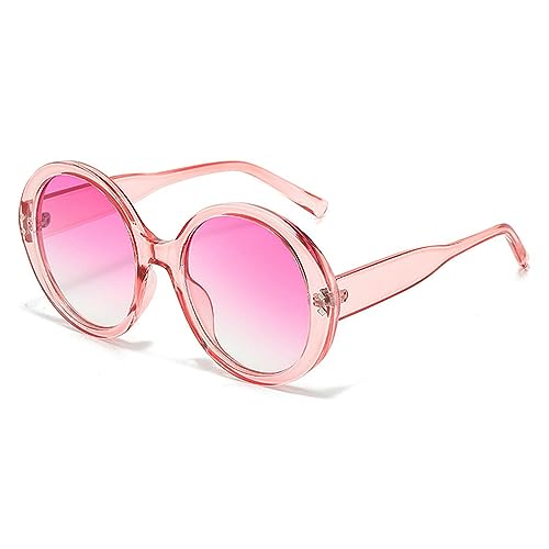 laureles Oversized Round Sunglasses for Women Men Fashion Oval Colorful Sun Glasses Gradient Punk Sunshade Goggle2