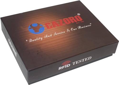 Bifold Wallets for Mens Distressed Genuine Leather RFID Protected Classic Billfold Vintage Wallet for Men (Logo)4