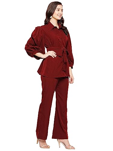 Image of Girls /Women Printed 34 sleeves co- ords set-107