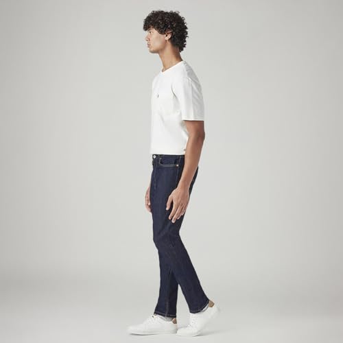 Image of Levi's Men's 511 Dark Indigo Slim Fit Mid-Rise Jeans