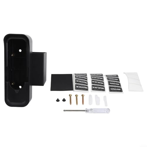 Secure No Drill Doorbell Mount Bracket Compatible with For Blink Video Doorbell Featuring Removable Installation and Ful - Additional View