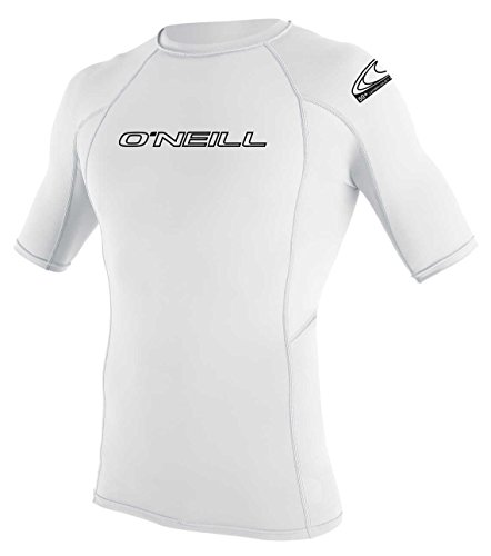 O'Neill Wetsuits - Camicia a Maniche Corte Unisex per Giovani, a Maniche Corte, Colore Bianco, Taglia 4