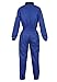 Parlsdy Women's Astronaut Spaceman Costume Adult Coverall Air Force Flight Jumpsuit Halloween Dress Up Party Blue XL